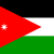 Jordania Flag