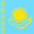 Kazajstán Flag
