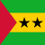 São Tomé e Príncipe Flag